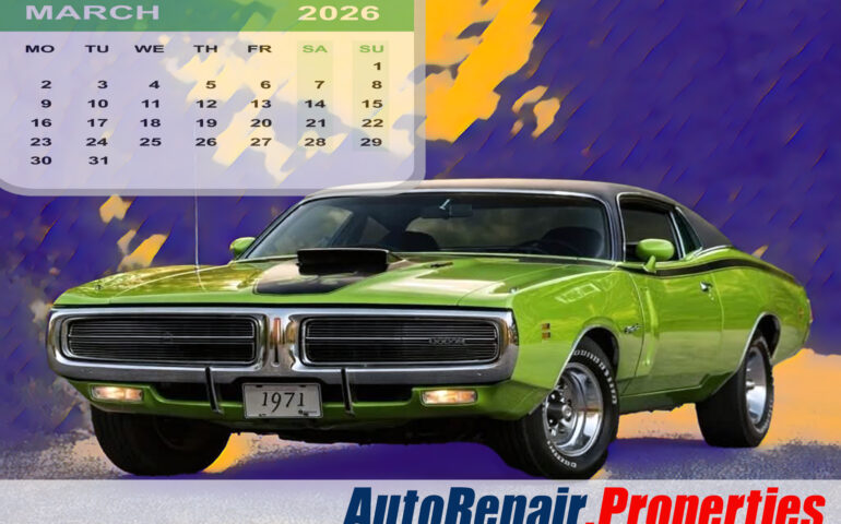 2026 MARCH Calendar 1971 Challenger