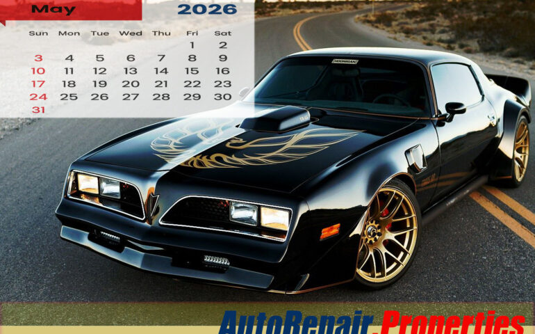 2026 May Car Calendar